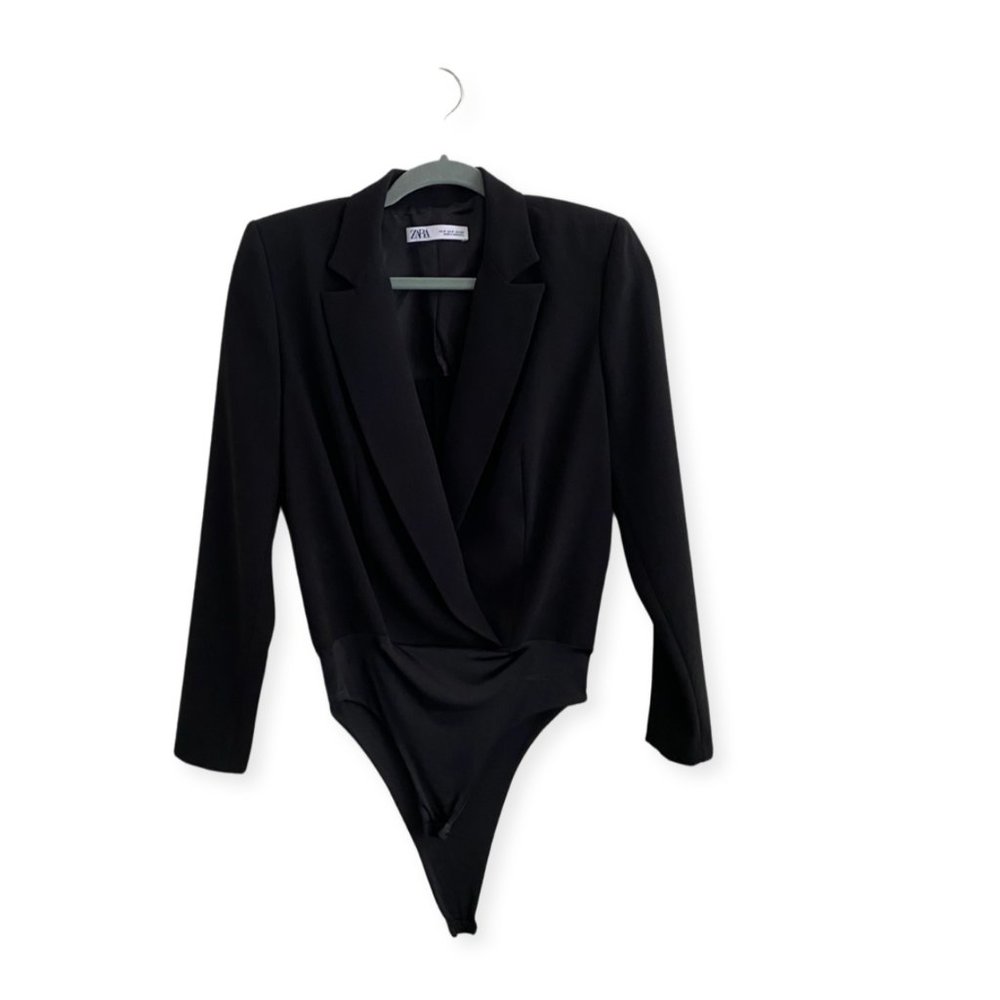 Zara Blazer Bodysuit